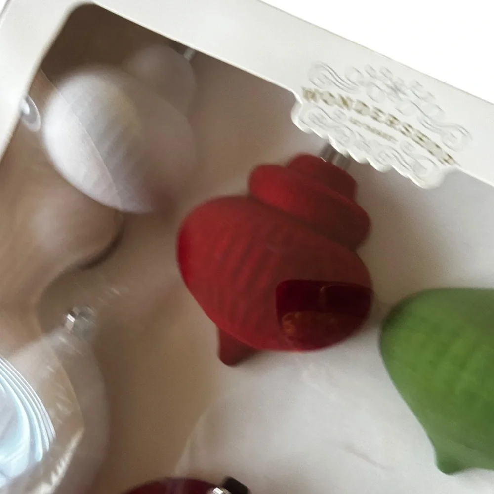 Wondershop Holiday Ornament Set - Red, Green, and White